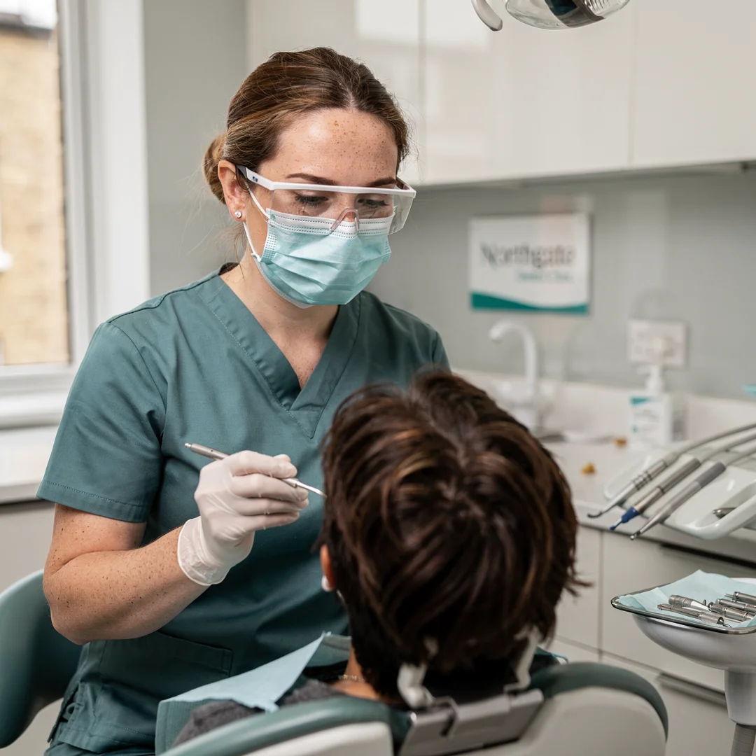 A Northgate hygienist mid-treatment
