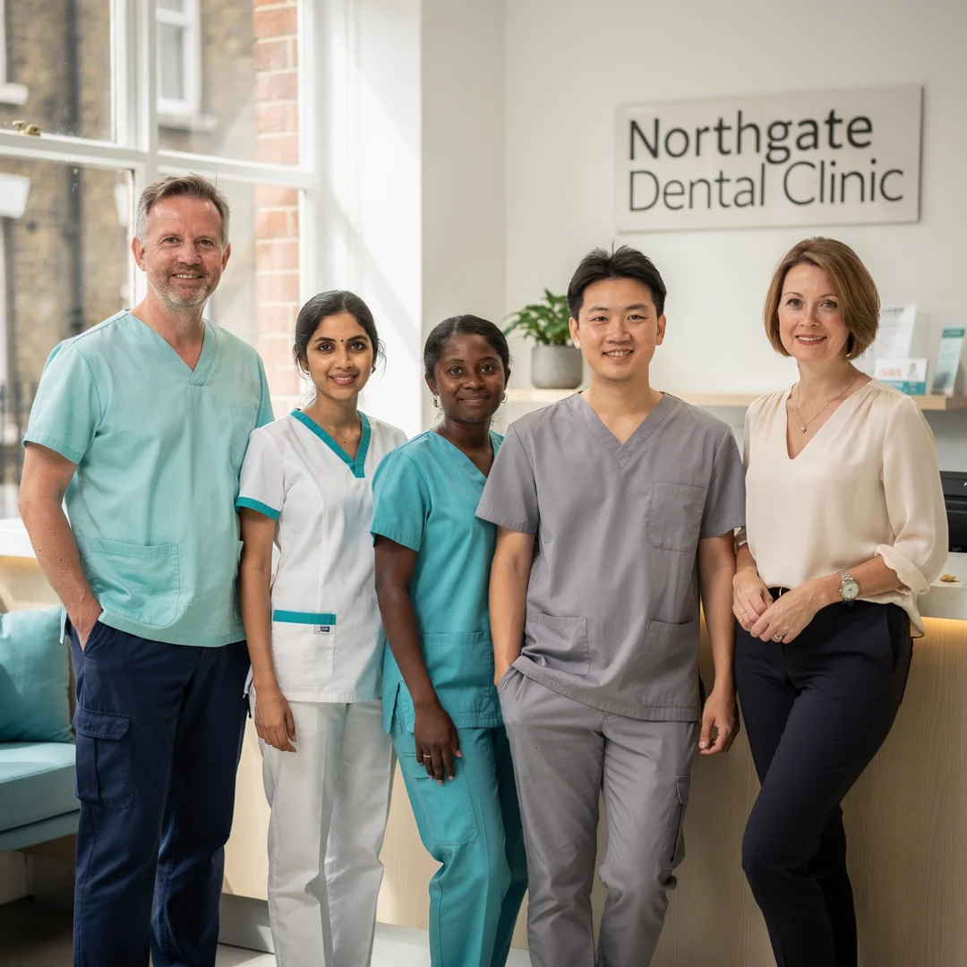 The Northgate Dental team in the reception